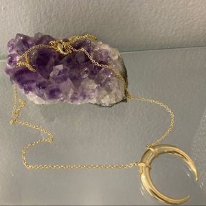 Gorjana Long Crescent Necklace